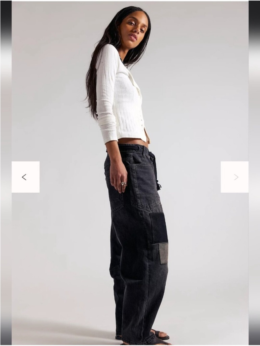Free People Moxie Pants Black 27 - Picture 4 of 10